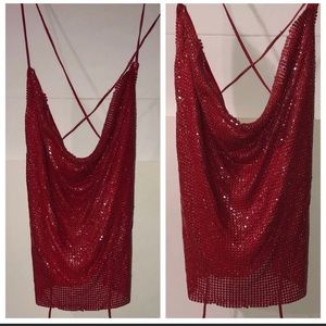 NWOT Vintage Lightweight Chain-linked Top